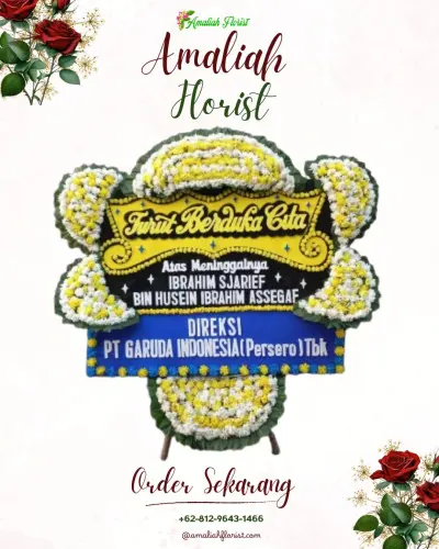 Papan Bunga Duka di Gerbosari