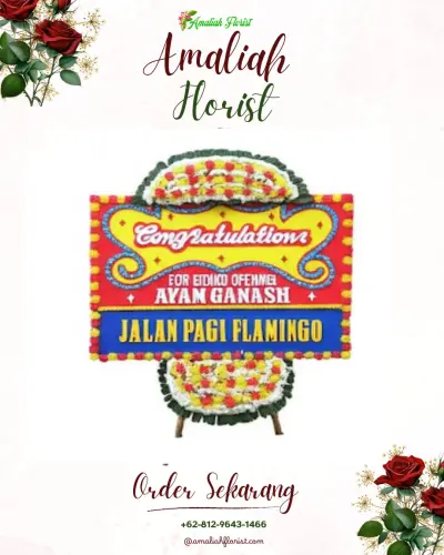Bunga Papan Congratulation di Gerbosari